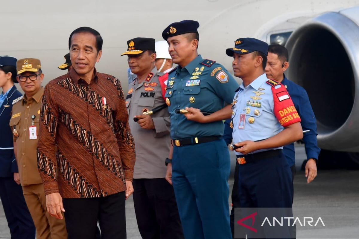 Presiden melanjutkan agenda kunjungan kerjanya ke Kalimantan Timur