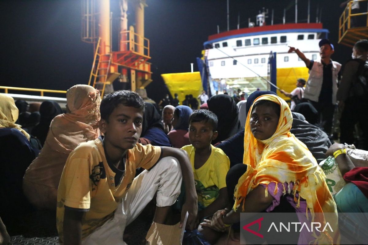 219 Imigran Rohingya Dipindahkan ke Bekas Kantor Imigrasi Lhokseumawe