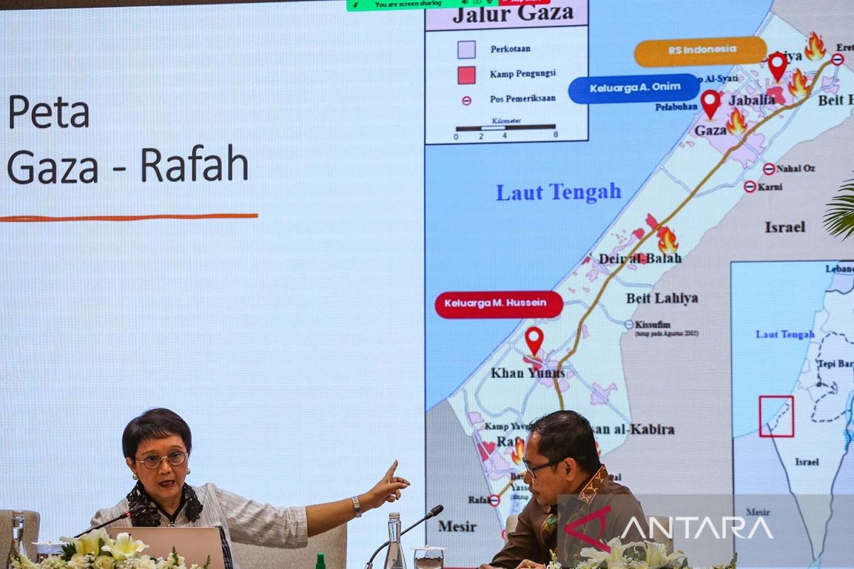 Proses evakuasi WNI di Palestina dijelaskan oleh Kemenlu