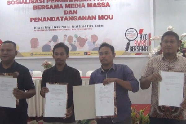 Bawaslu Maluku Meminta Media Untuk Mendukung Edukasi Masyarakat Menjelang Pemilu 2024