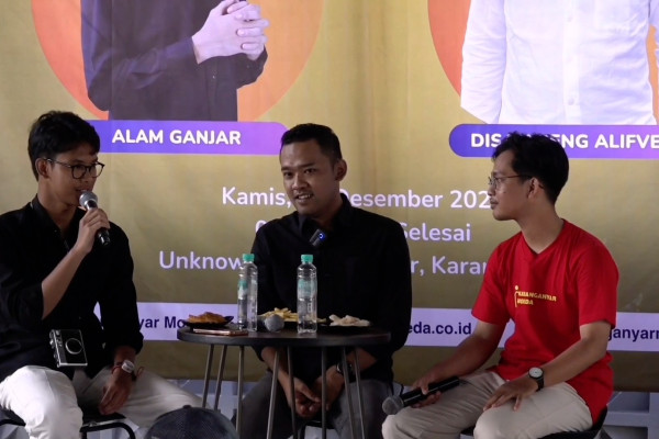 Ajakan Alam Ganjar kepada Generasi Milenial untuk Lebih Inisiatif dan Kreatif