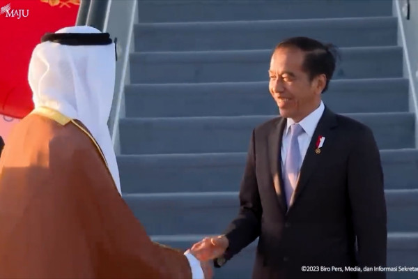 Presiden Jokowi Sampai di Dubai Untuk Konferensi Iklim COP28