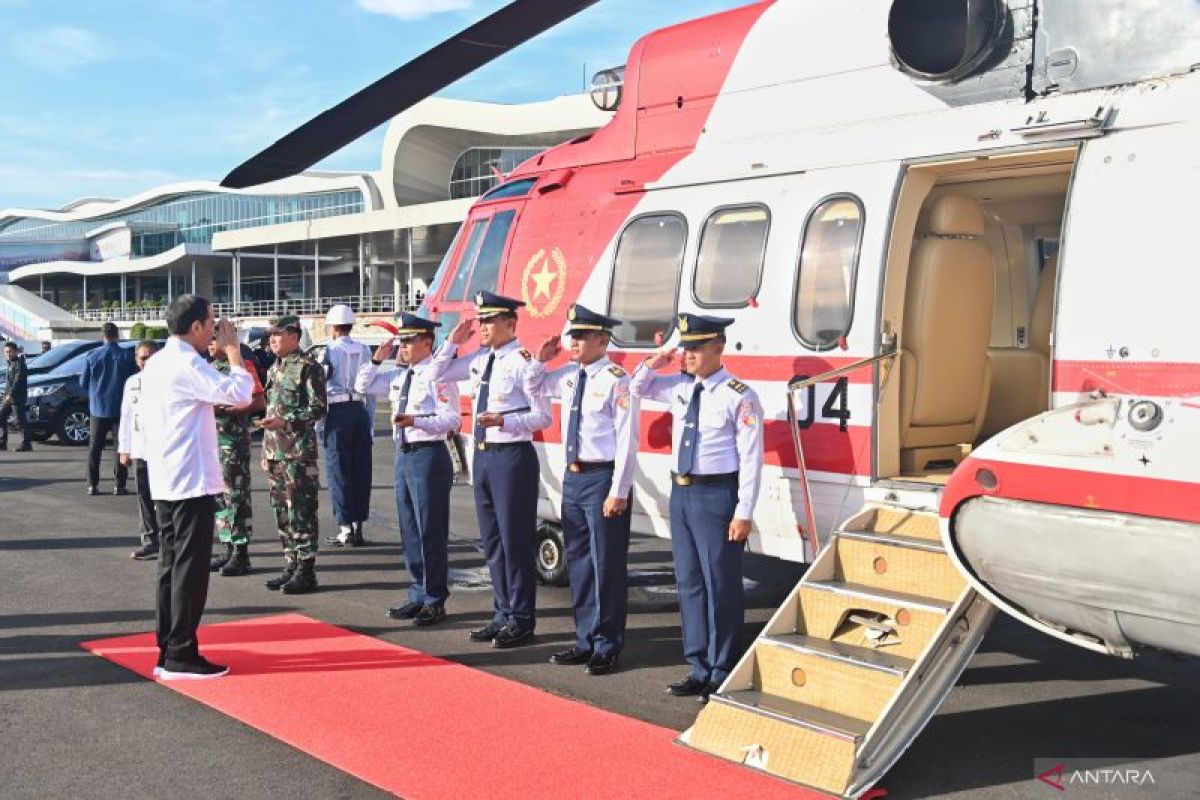 Jokowi akan melakukan peninjauan bendungan dan pemeriksaan stok beras di Nagekeo NTT