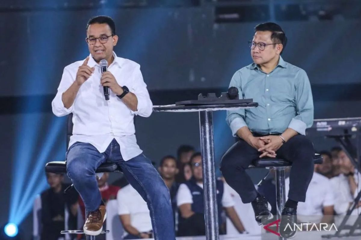 Focus on debates, Anies conducts day 41 campaign by traveling around Jakarta with Cak Imin