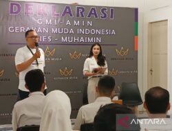 Gerakan Muda Indonesia mendeklarasikan dukungan untuk AMIN