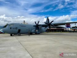 Uji Pendaratan C-130J Super Hercules oleh TNI AU Berhasil di Wamena