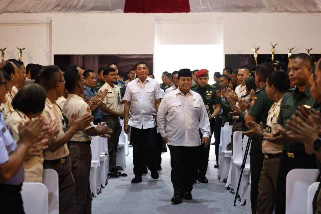 Prabowo Subianto Hosts Halal Bihalal Event with 1,000 Employees of the Defense Ministry