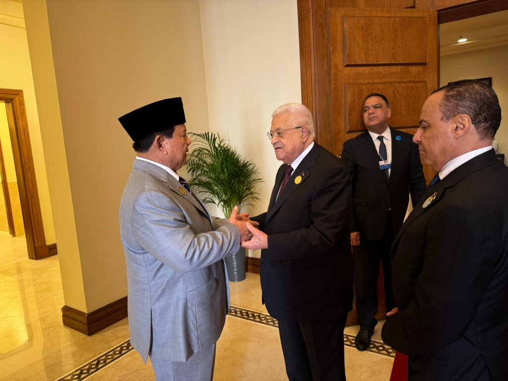 Prabowo Subianto and the Palestinian President’s Meeting at the Gaza Summit: “Brothers in Solidarity”