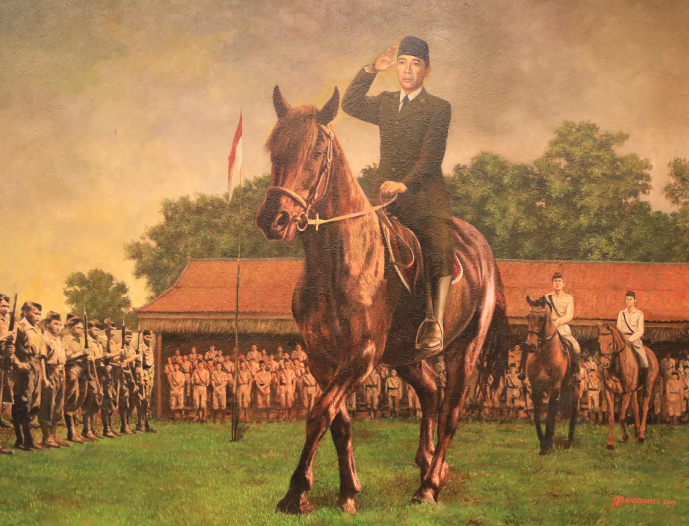 Leadership of Indonesian National Leader President Sukarno