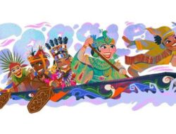 Doodle Pacu Jalur Karya Seniman Bandung di HUT RI